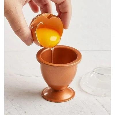Forma de Ovos Copper Eggs XL Cobre Cerami-Tech 4 Unidades com Tampa Shopmix