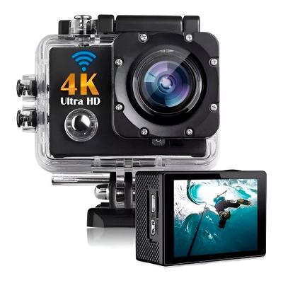 Câmera de Ação Shopmix 4K Ultra HD Wi-Fi à Prova D'água 16 MP