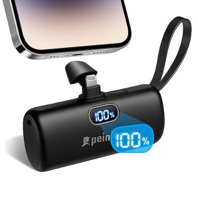 Carregador Portátil Peining WUP-953 5000mAh 22.5W Rosa