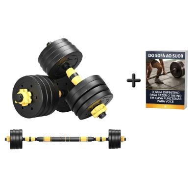 Kit Halteres Ajustável 3 em 1 Até 40kg com E-book Ahead Sports