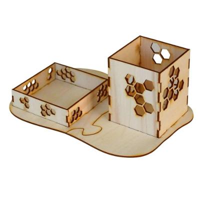 Organizador de Documentos MDF Cru Corte a Laser 5CM X 9CM Lenobre