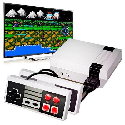 Mini Vídeo Game Retrô 620 Jogos Clássicos Emulador Bivolt com 2 Controles