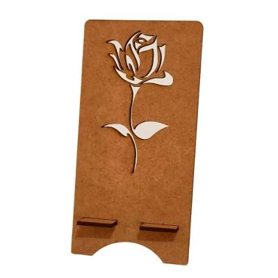 Porta Celular Corte a Laser MDF Cru 3MM Desmontado 16x8CM Lenobre