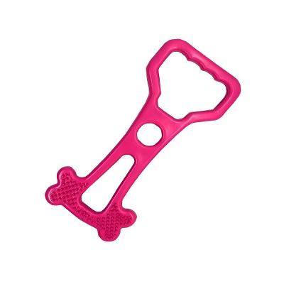 Brinquedo para Cachorro Shopmix Mordedor Puxador Borracha Rosa 23CM
