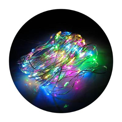 Pisca LED Fio de Fada 100 Leds 10M USB e Pilha Colorido