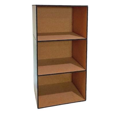 Organizador Estante 3 Prateleiras MDF Cru Corte a Laser 60CM X 30CM Lenobre
