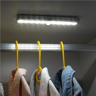 Luminária LED Motion Light Sensor de Movimento 10 Leds Portátil Branco Shopmix