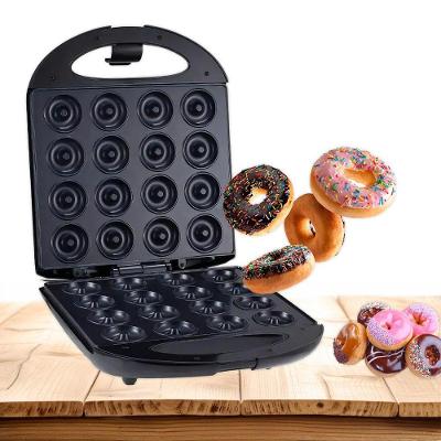 Máquina de Fazer Donuts 16un Antiaderente 16 Rosquinhas Preto 220V
