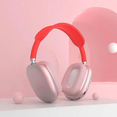 Headphone P9 Bluetooth com Microfone Cartão SD e Rádio FM Rosa