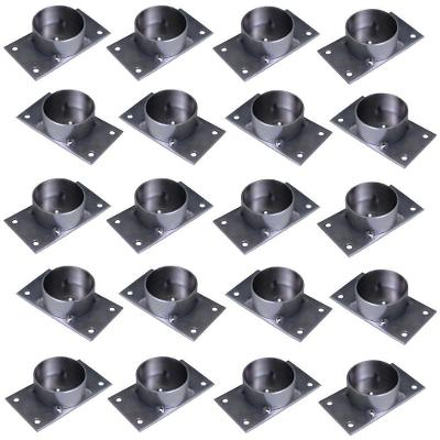 Kit 20 Chapinhas Gran Belo G59 para Pés Palito em Móveis Rosca 5-16 Aço Carbono Zincado