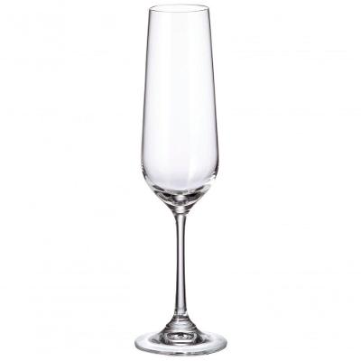 Kit 6 Taças de Champagne Strix Cristal 200ML Transparente Full Fit