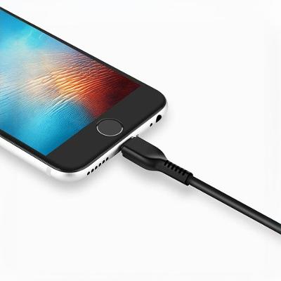 Cabo Carregador USB Lightning Ios Turbo 2.4A 1 Metro Preto