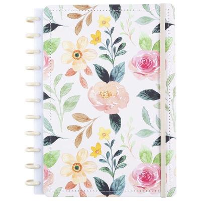Caderno de Disco Disko White Garden Capa Dura Grande g Branco