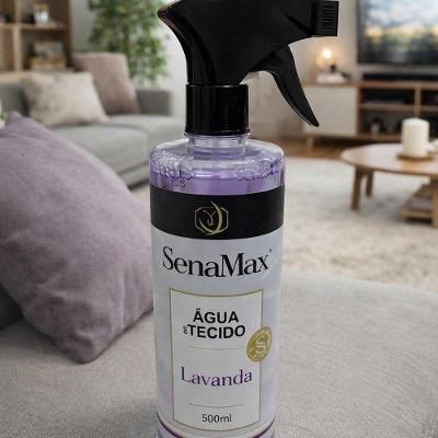 Água para Tecido Lavanda 500ML com Borrifador Roxa Senalândia