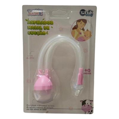 Aspirador Nasal Infantil de Sucção Menina com Válvula Rosa Unik