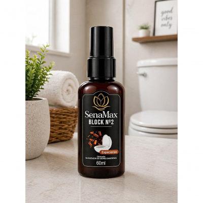 Bloqueador de Odores Sanitário Especiarias 60ML Spray Banheiro Senalândia
