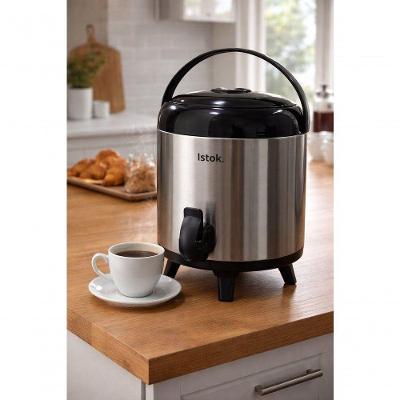 Botijão Térmico 5,5L Inox com Torneira Conservação Até 6 Horas ISTOK