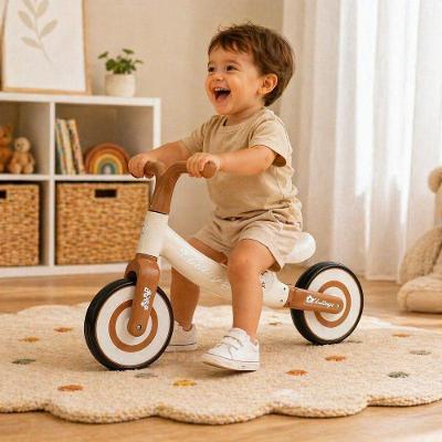Bicicleta de Equilíbrio Infantil sem Pedal 3 Anos Bege Unitoys