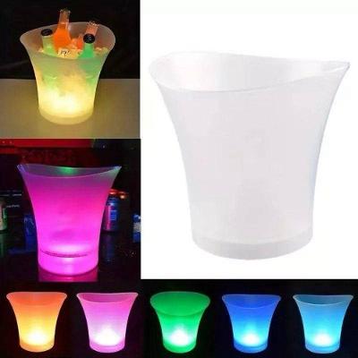 Balde para Bebidas com LED e Caixa de Som Top Rio TRC1277 5W Bluetooth Branco