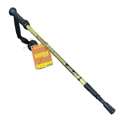 Bastão de Caminhada Trilha Anti-Shock Duralumínio Amarelo Nautika