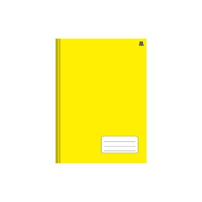 Caderno Universitário Animativa Costurado 1 Matéria 96 Folhas Amarelo