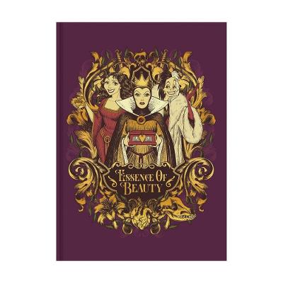 Caderno Disney Vilões Capa Dura 160 Folhas Vinho