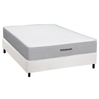 Kit Cama Box Casal Plenno Molas Ensacadas Ortopillow Branco Ortobom