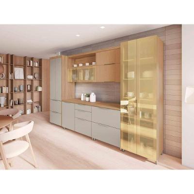 Cozinha Completa Marquesa CZ438 6 Portas 5 Gavetas MDF Branca Nesher Móveis