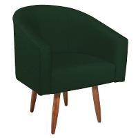 Kit Diva Recamier Heitor 185Cm Lado Esquerdo E 02 Poltronas Luiza Suede - Amarena Móveis Verde - 9