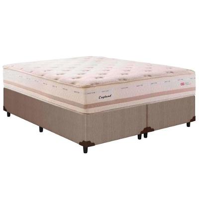 Cama Box Queen England Euro Pillow Bonnel Bege Herval