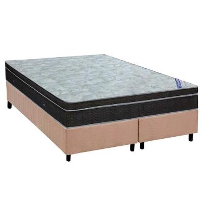 Cama Box King Nanolastic Light Euro Pillow Ensacadas Suede Ortobom
