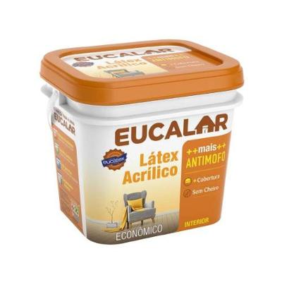 Tinta Acrílica Eucalar Econômica Azul Praia 3,6L para Paredes Eucatex