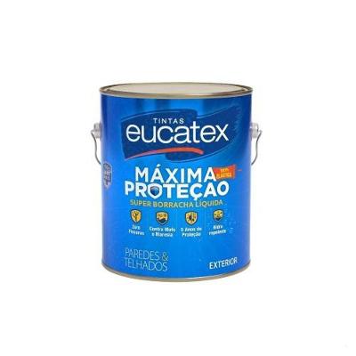 Tinta Acrílica Emborrachada Máxima Proteção Fosco 3,6L Branco Eucatex
