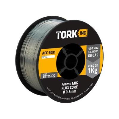 Arame de Solda MIG Fluxcore 0,8mm 1kg Alta Taxa de Fusão Tork Brasil