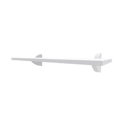 Prateleira MDP com Suporte 20x80CM Parafuso Branca Multivisão
