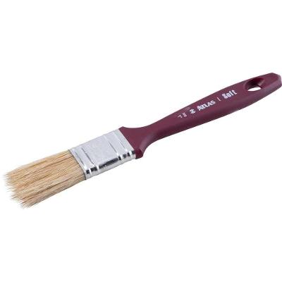 Pincel Soft 355-3 Cerdas Naturais para Verniz e Esmalte Bordô Atlas