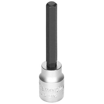 Soquete Hexagonal Longo 4mm Encaixe 3-8 Cromo Vanádio Tramontina PRO