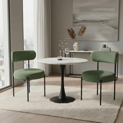 Kit 2 Cadeiras de Jantar Margara MDF Napoli Hidrorepelente Verde D'Rossi
