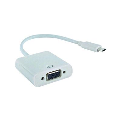 Cabo Adaptador USB-C Macho para VGA Fêmea 1M Plug-and-Play NWT