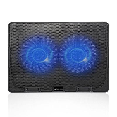 Base para Notebook NBC-50BK 2 Coolers LED Azul Regulagem 5 Posições Preto C3tech