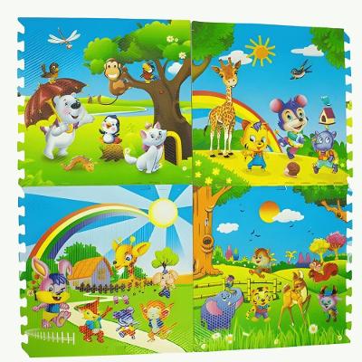 Tatame de EVA Estampa Animais 04 Peças 60x60cm BA-11588 Top