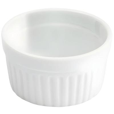 Tigela Ramequim de Cerâmica 100ML para Porções Individuais Branco Oxford