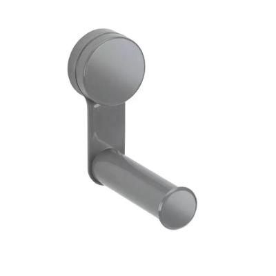 Suporte para Papel Higiênico com Adesivo Dupla Face Cinza Arthi