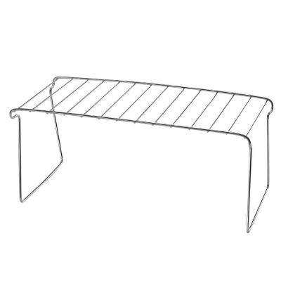 Prateleira Aramada de Aço Cromada 35x18x14CM Cozinha Banheiro Inox Arthi