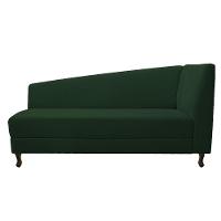 Kit Diva Recamier Heitor 160Cm Lado Esquerdo E 02 Poltronas Luiza Suede - Amarena Móveis Verde - 7
