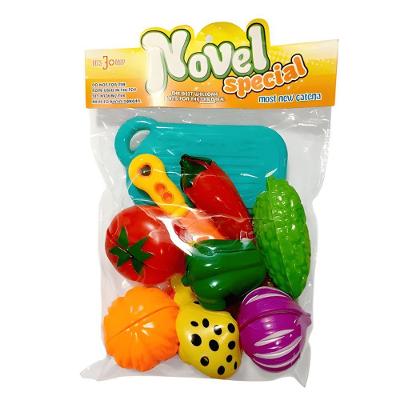 Kit Mini Legumes e Frutas com Velcro 7 Peças Educativo Top