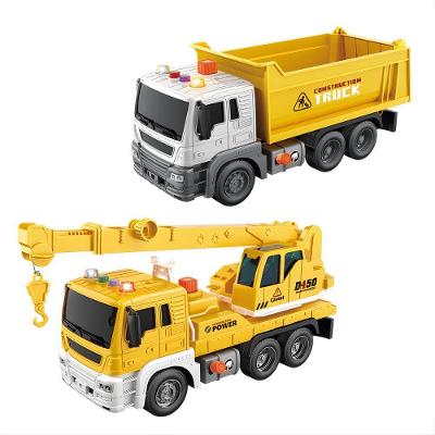 Caminhão de Brinquedo DMT6852 com Fricção Luzes e Sons DM Toys