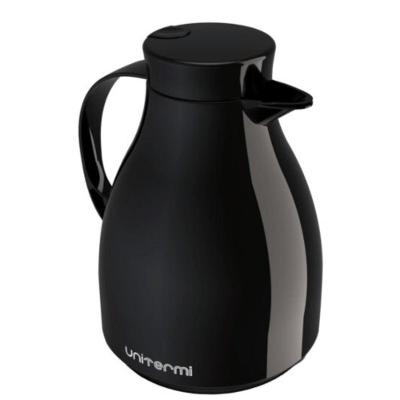 Garrafa Térmica Paris 500ML Gatilho Bico Anti-Gotas Plástico Preto Unitermi