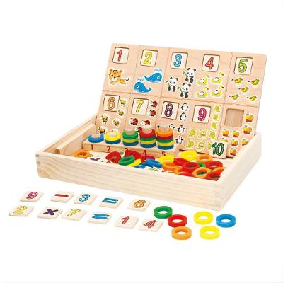 Brinquedo Educativo Caixa Multifuncional DMT0152 em Madeira DM Toys