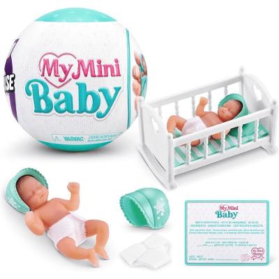 Mini Boneca com Acessórios My Mini Baby 5 Surprise Bebê Realista Candide